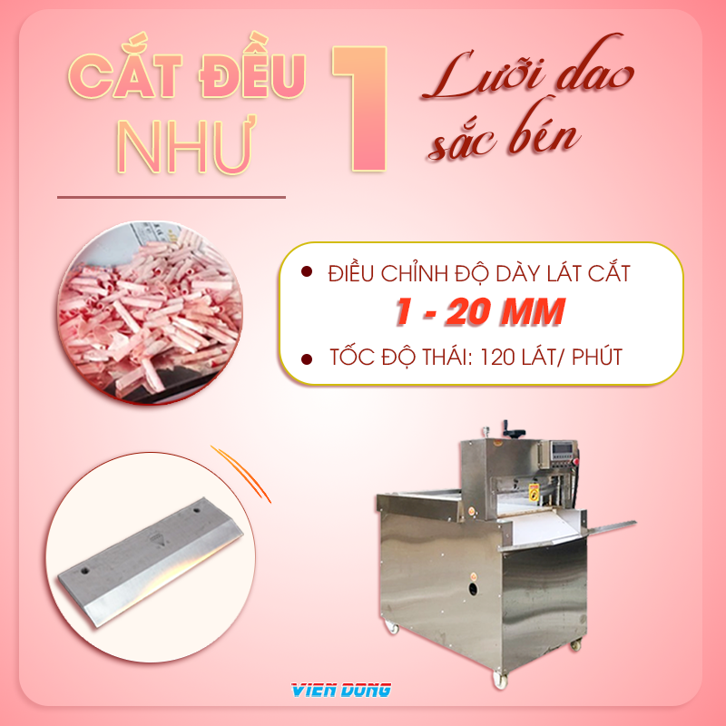 giá máy cắt thịt đông lạnh