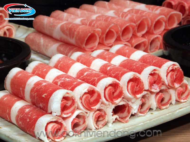 giá máy cắt thịt đông lạnh