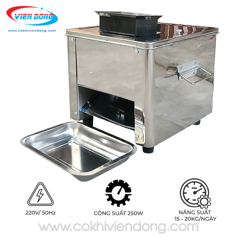 Báo giá máy cắt thịt mini new năm 2025 – cắt thịt nhanh, dễ sử dụng