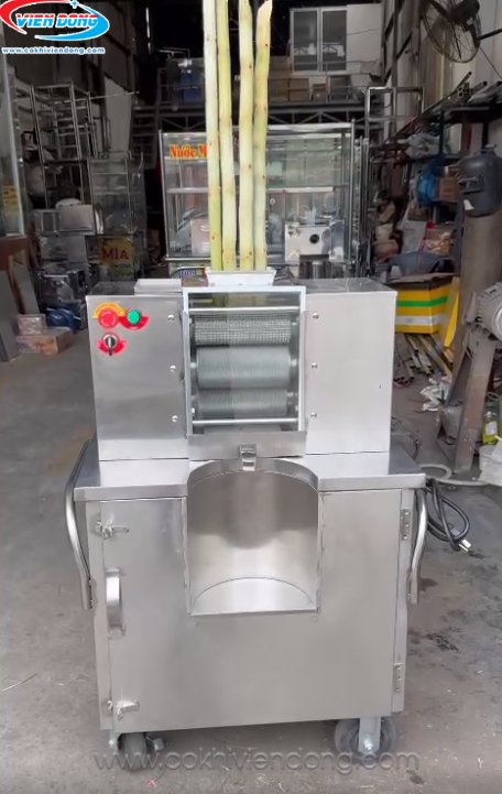 máy ép nước mía tạo bọt