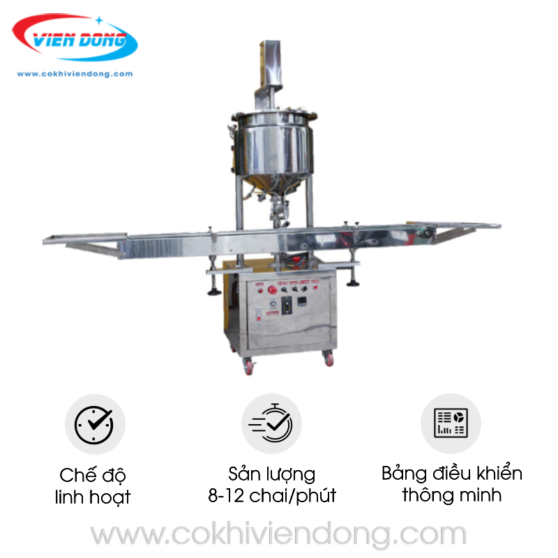Máy chiết rót bán tự động