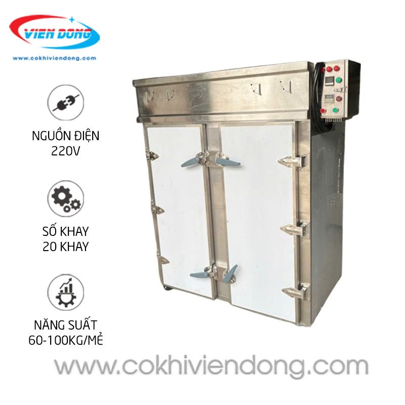 Máy sấy tĩnh 20 khay