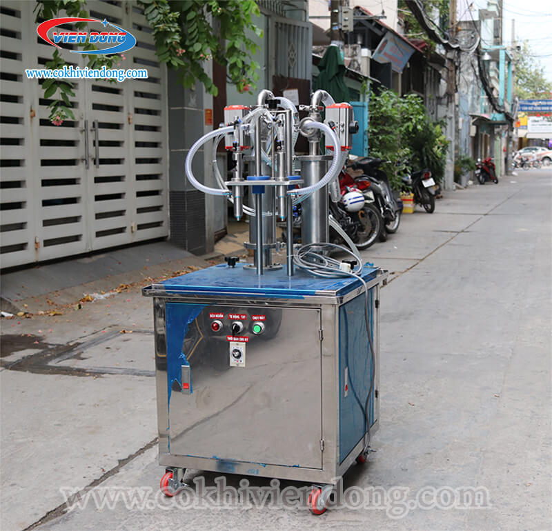 Máy chiết rót chất lỏng 2 vòi