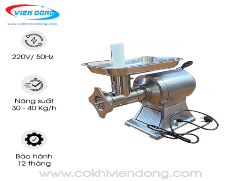 Máy đùn thịt ASM – Xay khỏe, đùn nhanh, tiết kiệm thời gian chế biến