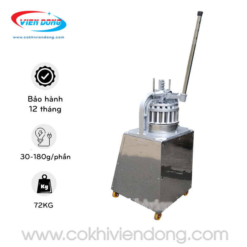 Giá máy chia bột bằng tay 36 phần – Giải pháp chia bột tiết kiệm cho tiệm bánh nhỏ