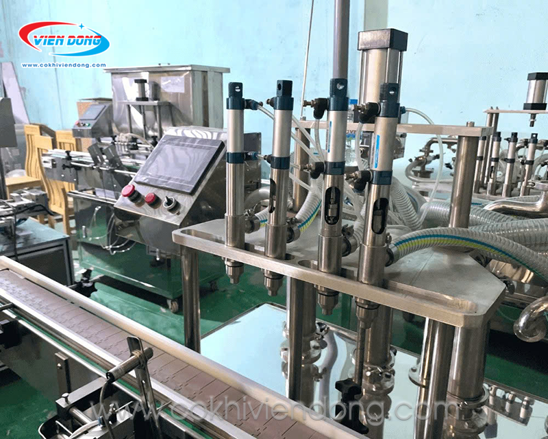 máy chiết rót mật ong