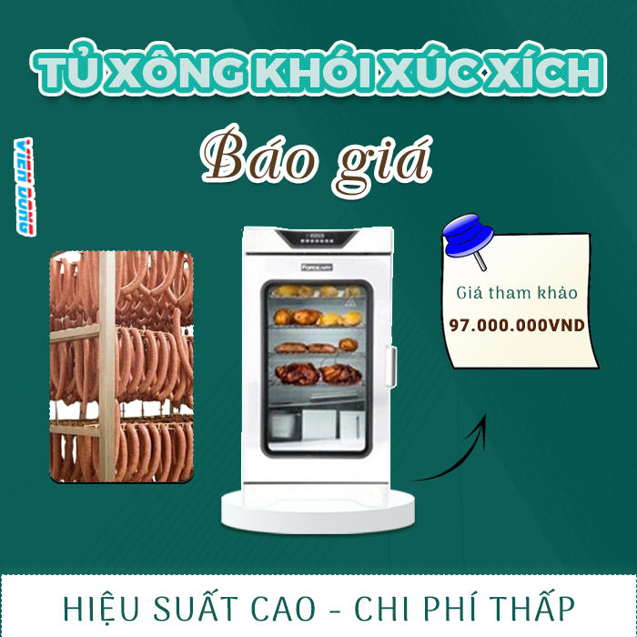 Tủ xông khói xúc xích