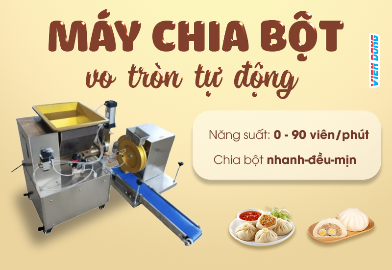 Máy chia bột vo tròn tự động