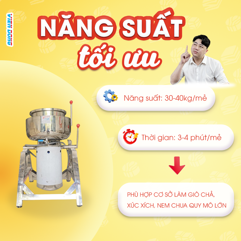 máy xay giò công nghiệp