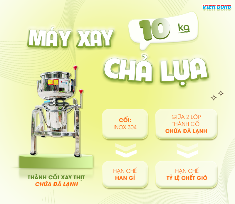 máy xay giò chả 10kg