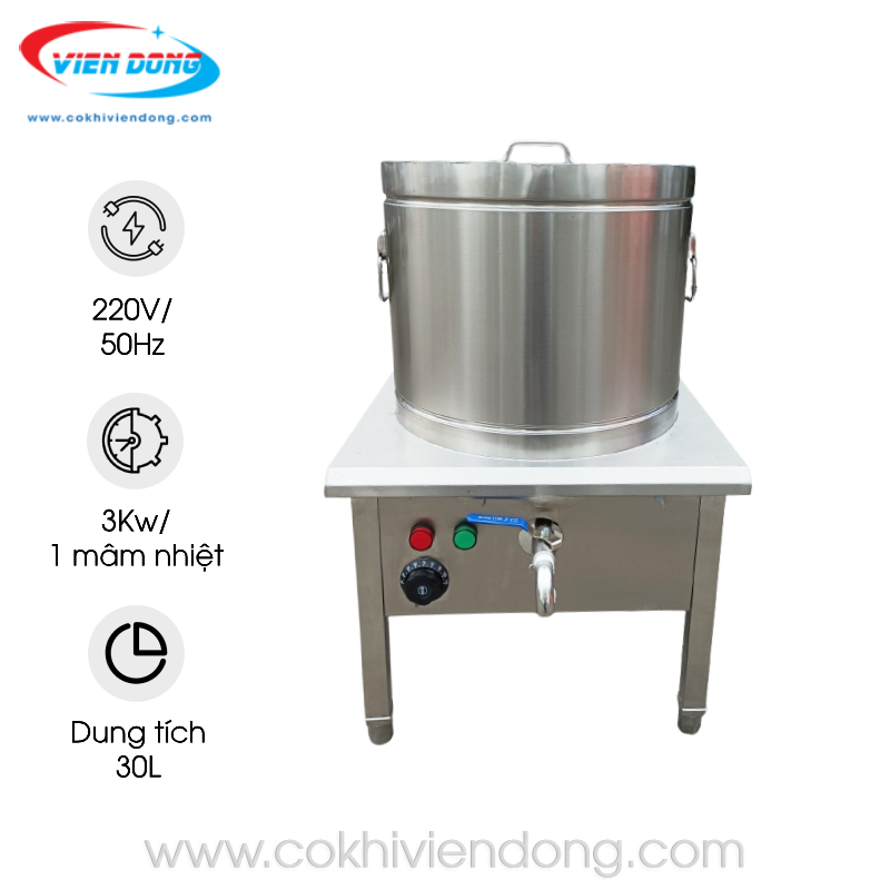 Nồi nấu phở mâm nhiệt 30 lít