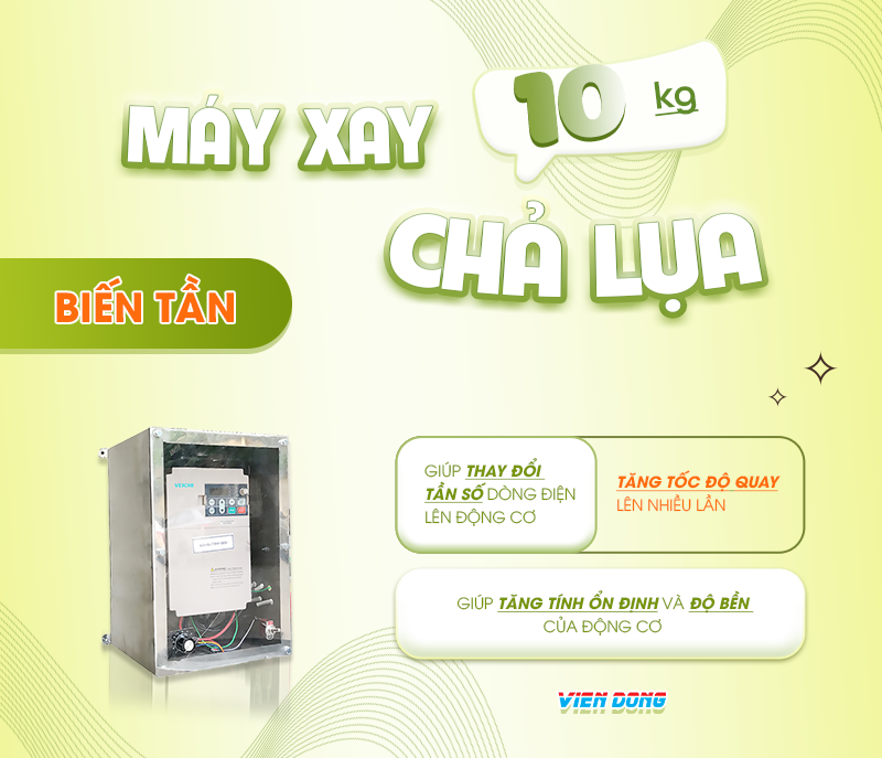 máy xay giò chả 10kg
