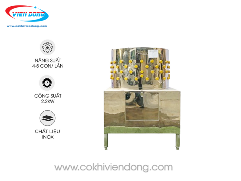 Máy vặt lông gà vịt VD 65