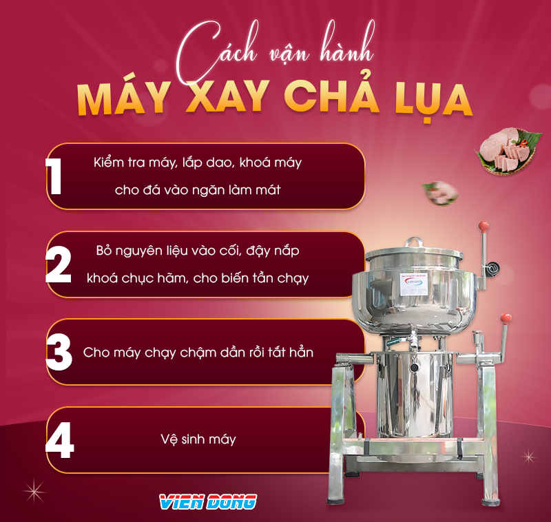 máy xay giò sống