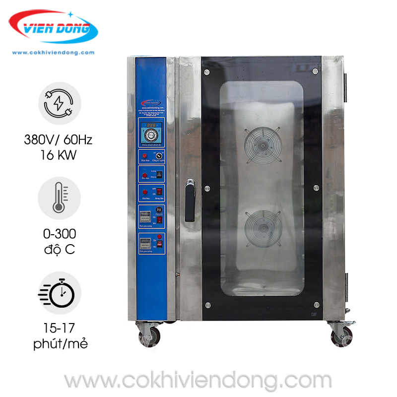 Giới thiệu Lò nướng đối lưu 8 khay Việt Nam