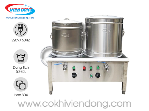 NỒI NẤU PHỞ ĐÔI 50-80 LÍT