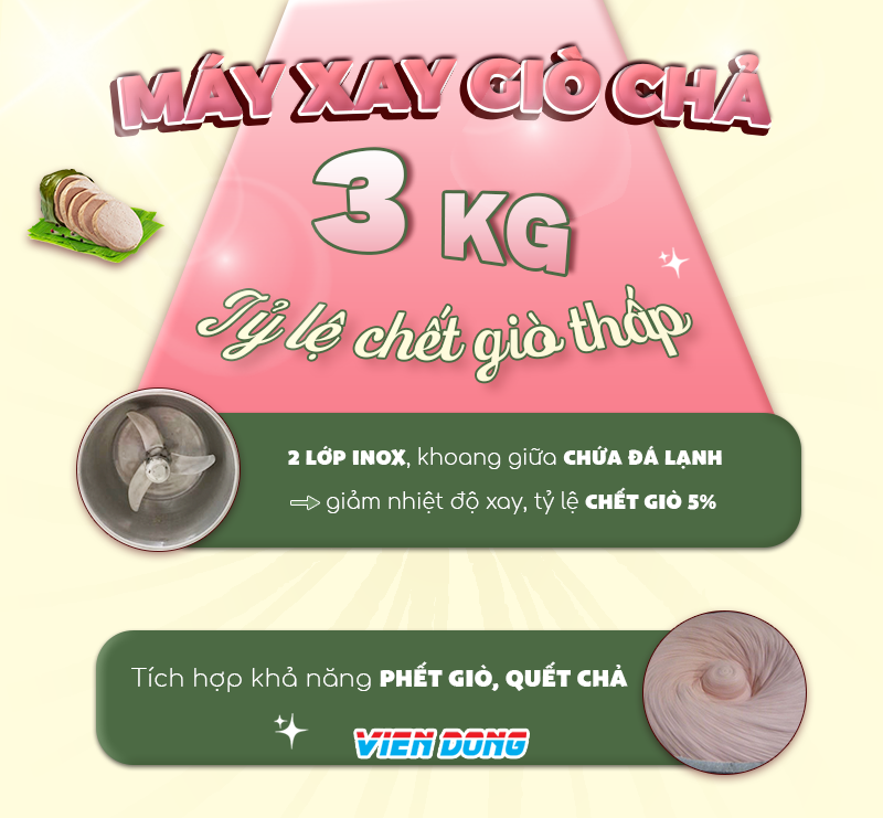 máy xay chả