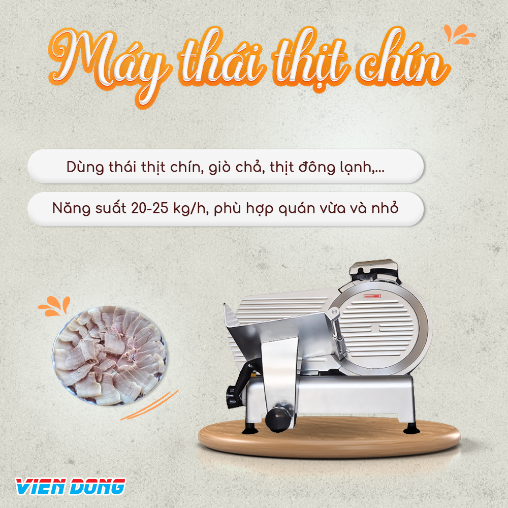 máy thái thịt bò chín