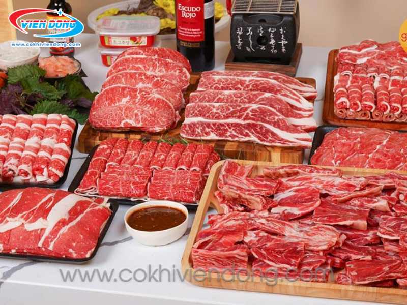 máy thái thịt bò tươi