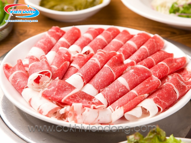 máy thái thịt bò tái