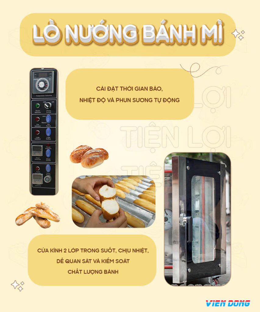 lò nướng bánh mì 5 khay