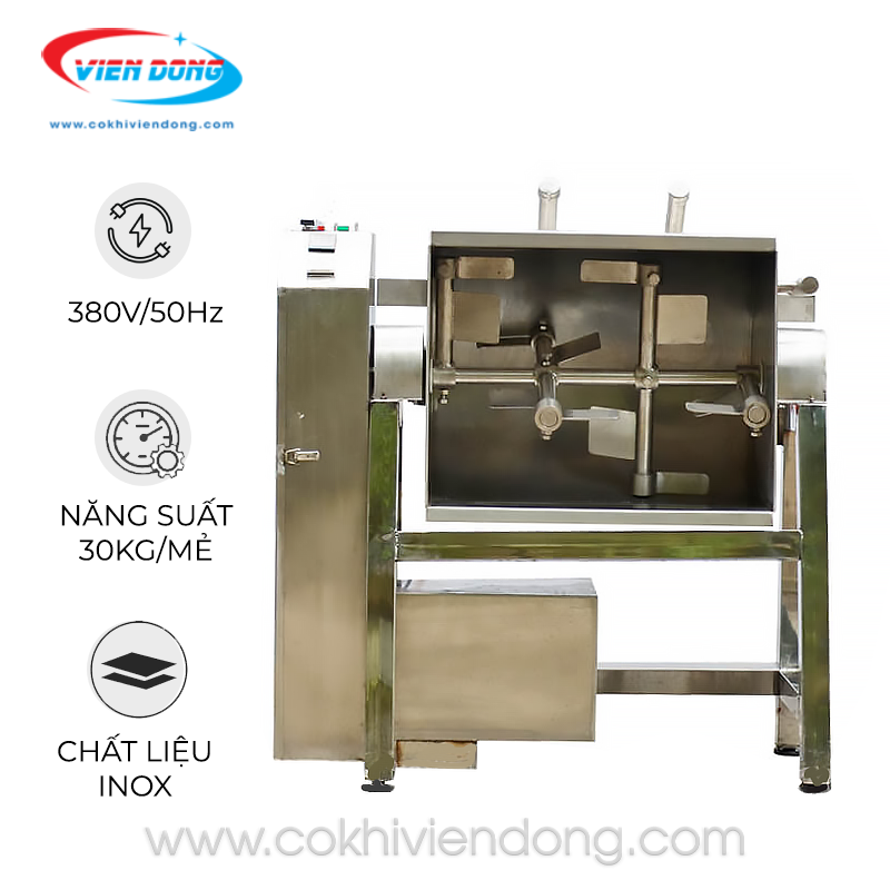 Máy xào thịt đông 30kg