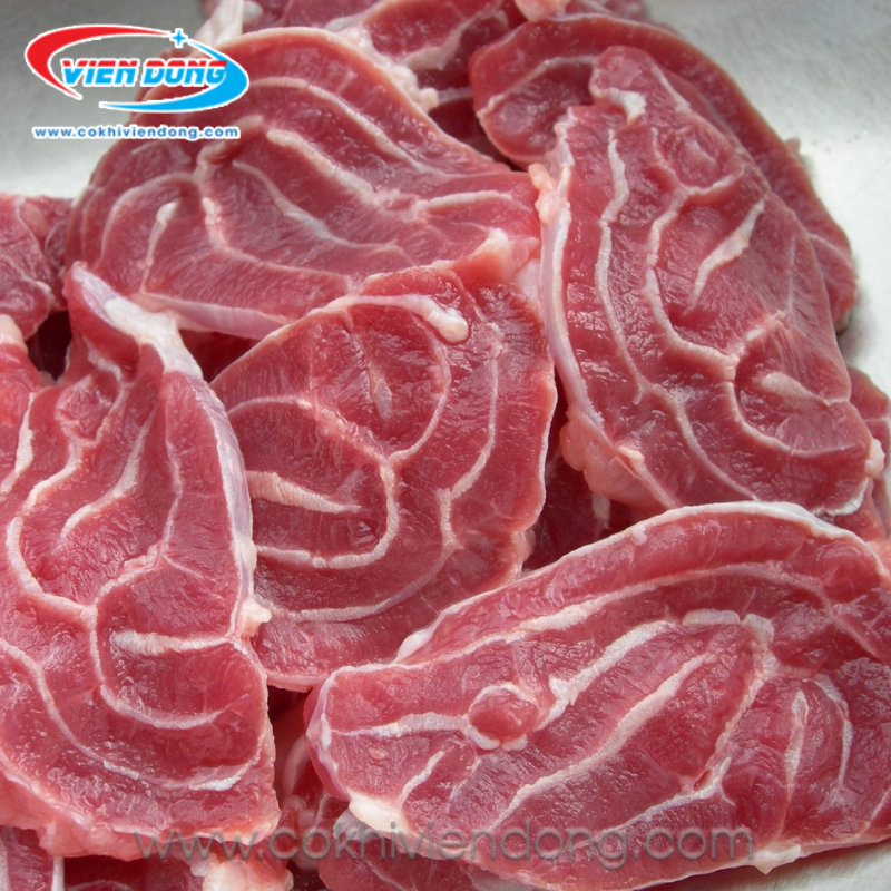 máy cắt thịt heo