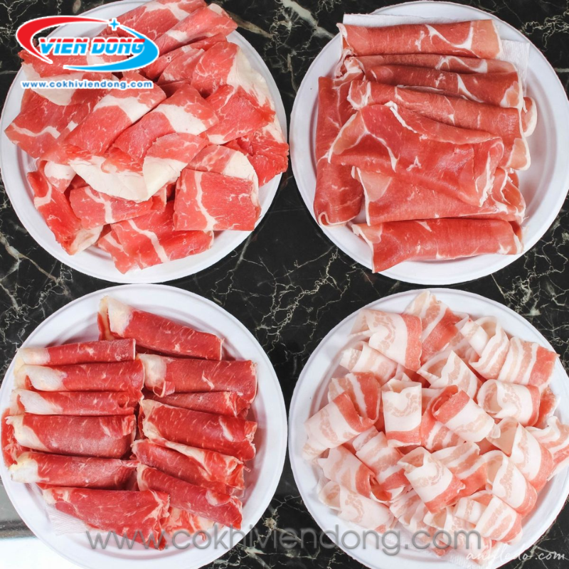 máy thái thịt đông