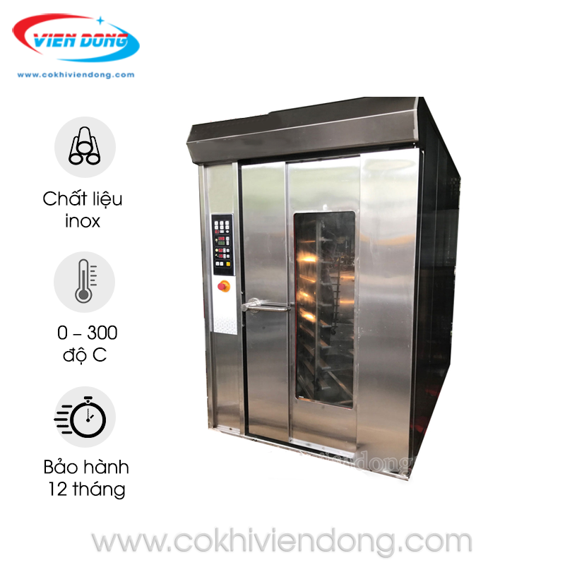 Giới thiệu lò nướng bánh mì xoay 12 khay