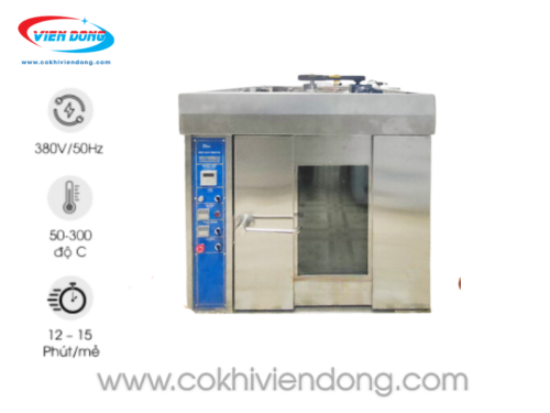 Lò Nướng Bánh Mì Xoay 6 Khay