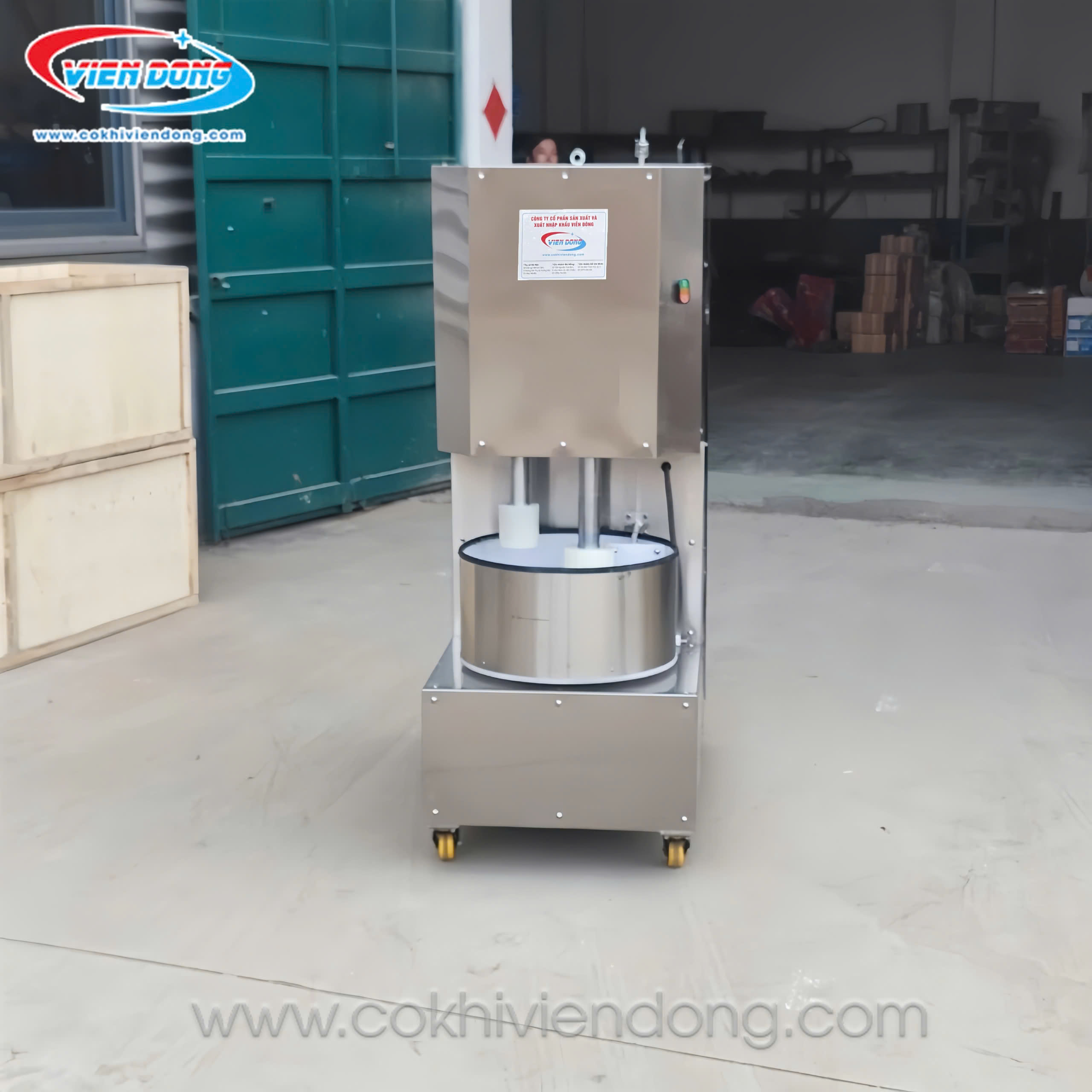 máy giã chả mực