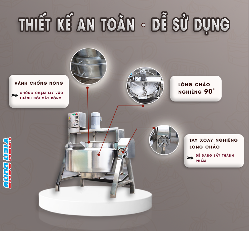 chảo xào nhân