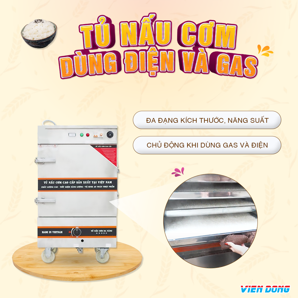 tủ hấp cơm bằng điện
