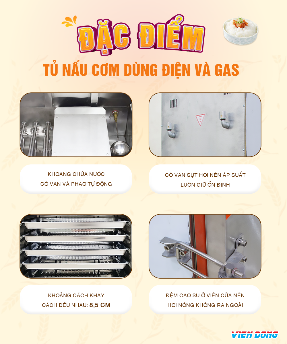 tủ hấp cơm bằng điện
