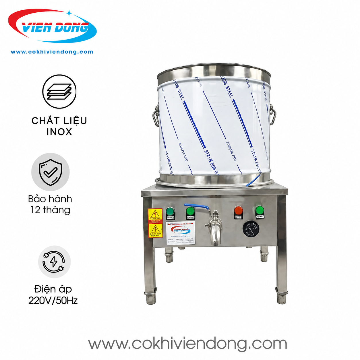 Nồi nấu phở VD 200L