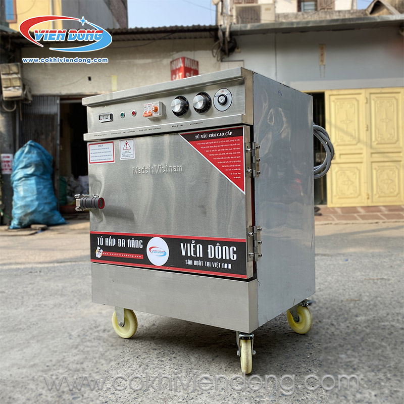 tủ nấu cơm inox