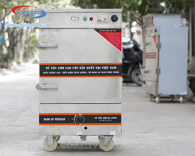 tủ nấu cơm điện gas