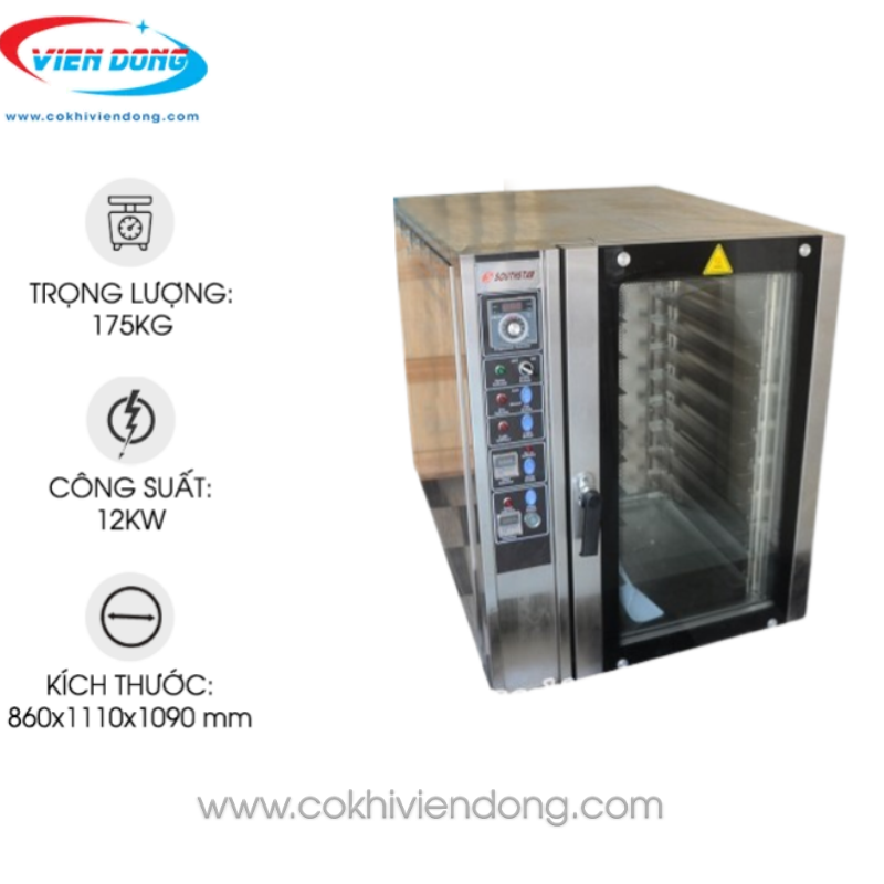 Lò nướng bánh mì đối lưu 10 khay Southstar