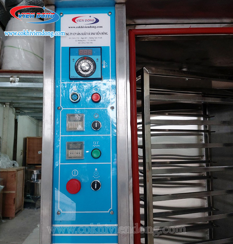 Lò nướng bánh mì xoay 16 khay